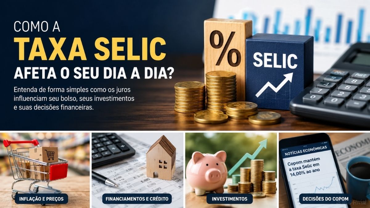 Como a taxa selic afeta o seu dia a dia